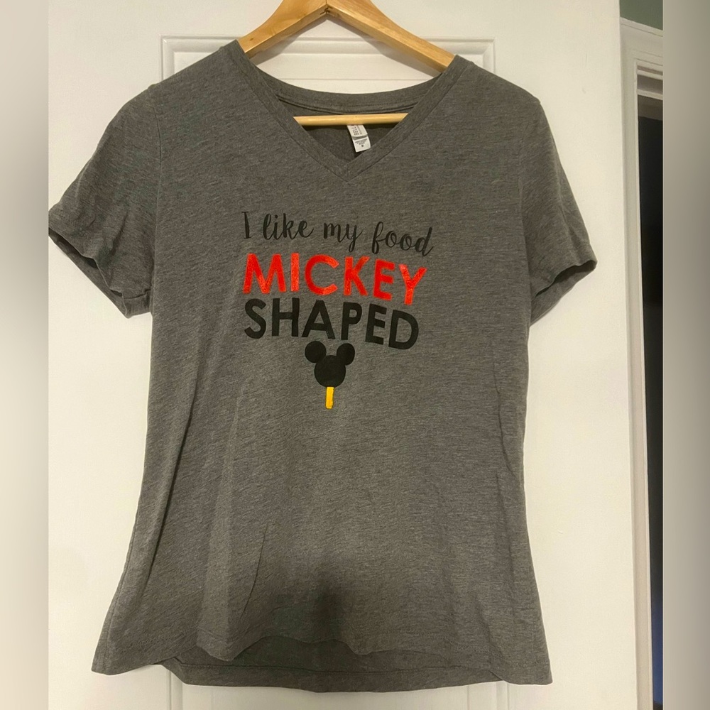 Disney Mickey Shaped Food t shirt ice cream bar by Once Upon a Mickey Tee size M